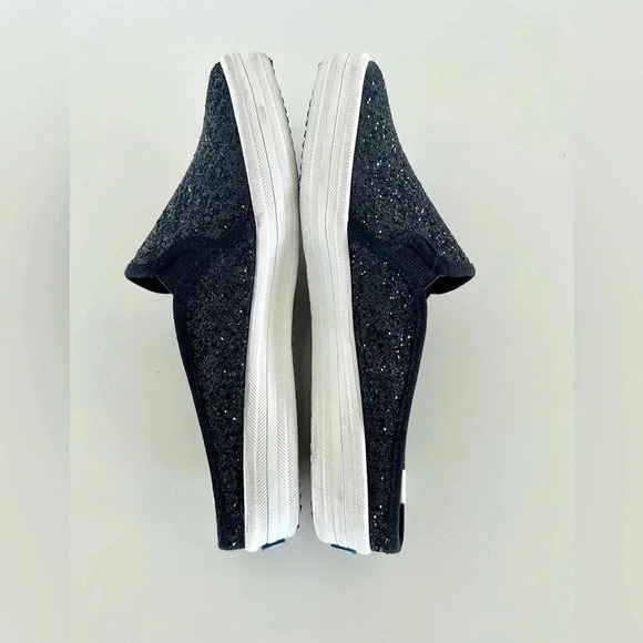 Keds x Kate Spade New York Double Decker Glitter Slip-On Mules Size 5.5 - Picture 4 of 8